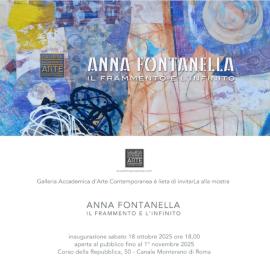 La Galleria Accademica presenta Anna Fontanella. Il frammento e l’infinito.