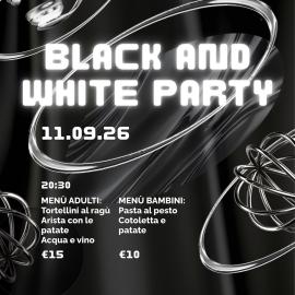 Discosteria a tema Black and White