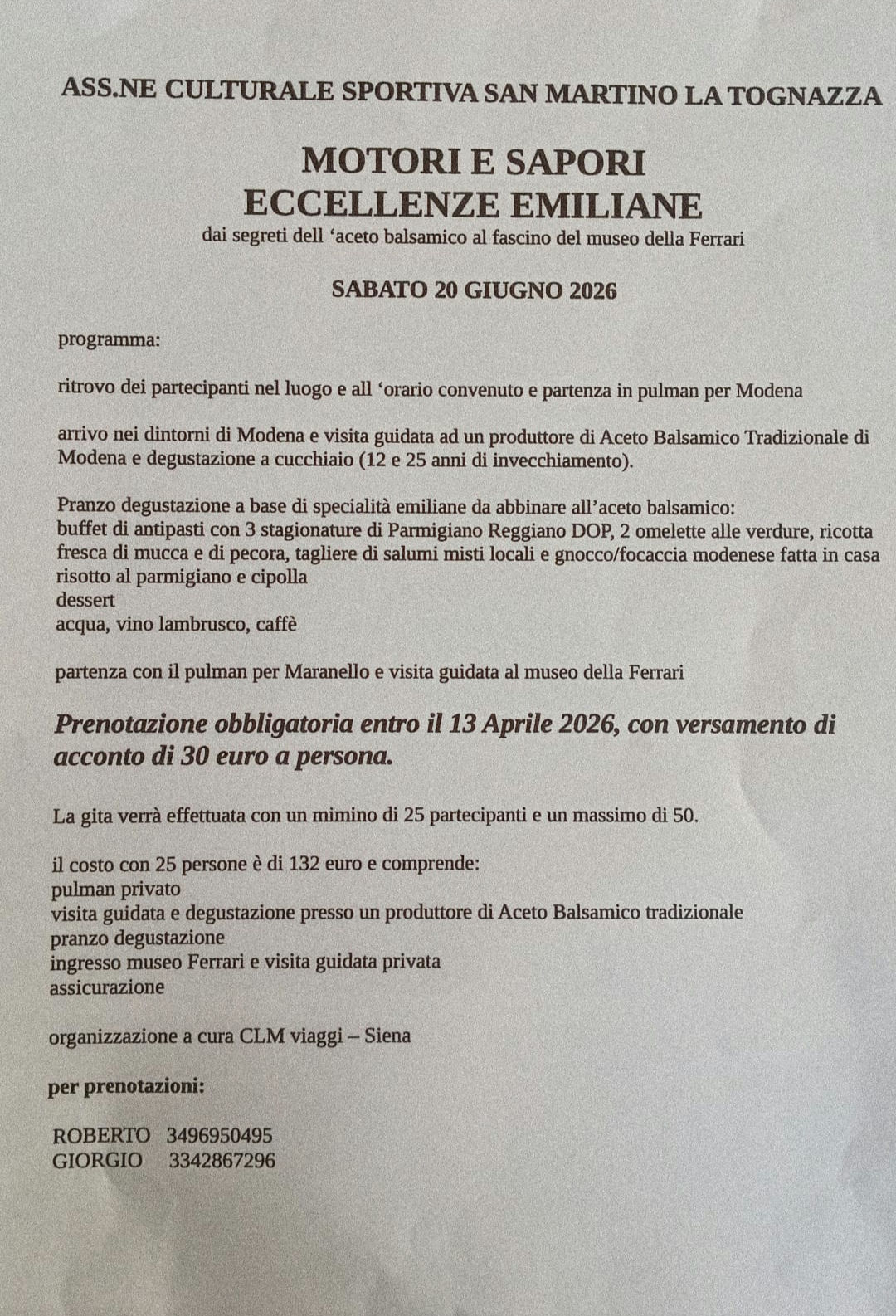 Motori e Sapori Eccellenze Emiliane